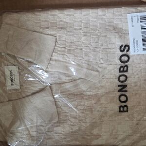 Bonobos Textured Tan Polo